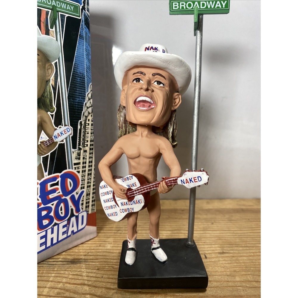 Naked Cowboy Bobblehead NYC New York City Icon Times Square Funny Gift‎ Limited - Picture 2 of 7